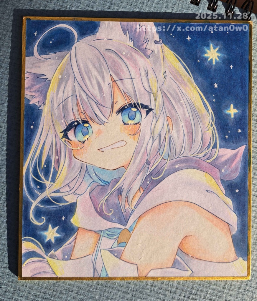 ホロ/白上フブキ-ミニ色紙