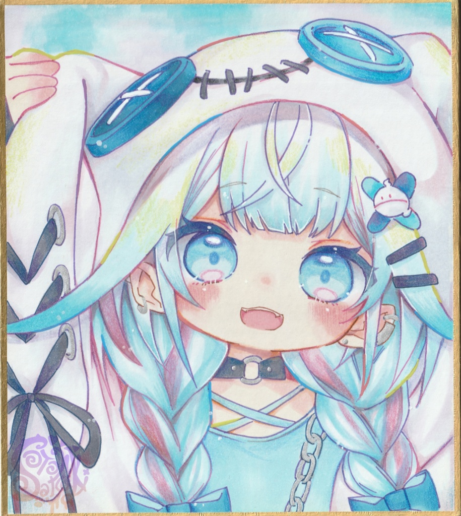 ミニ色紙/水宮枢