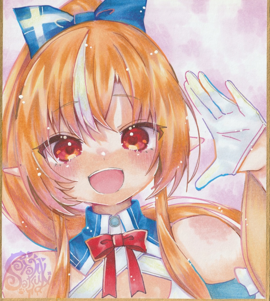 ミニ色紙/不知火フレア