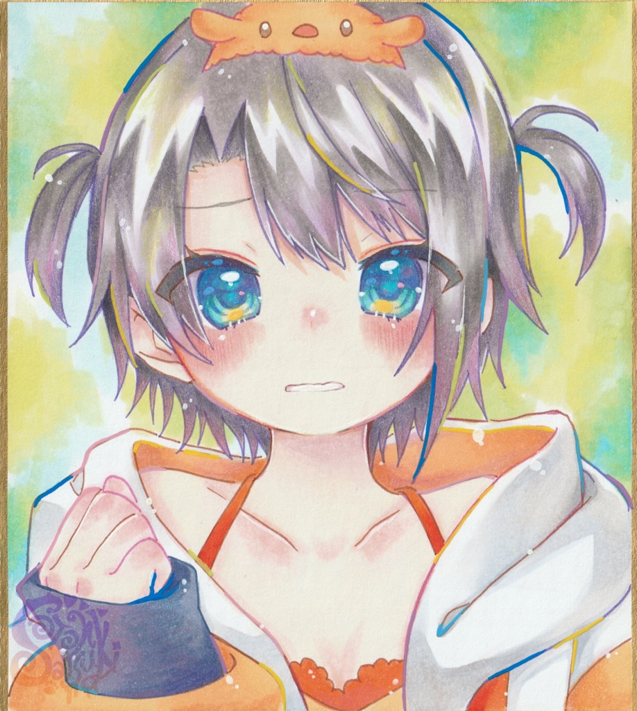 ミニ色紙/大空スバル