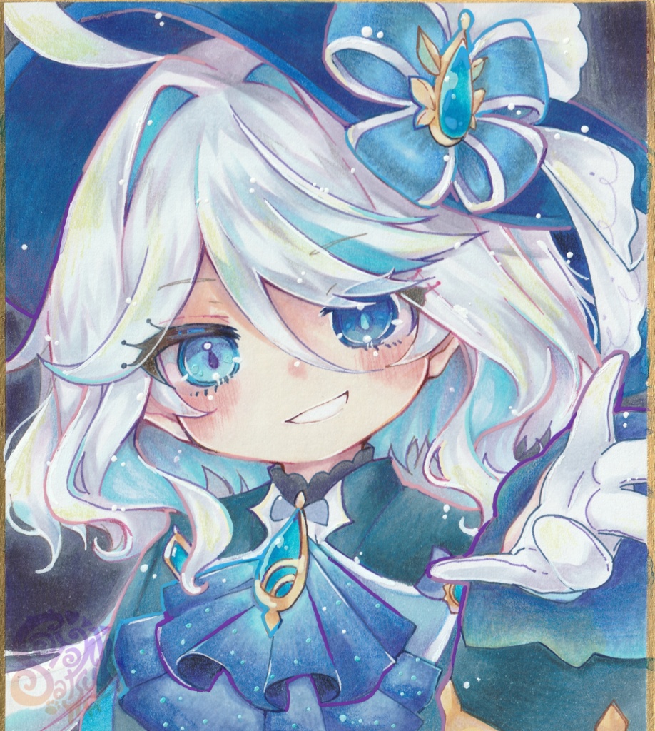 ミニ色紙/フリーナ