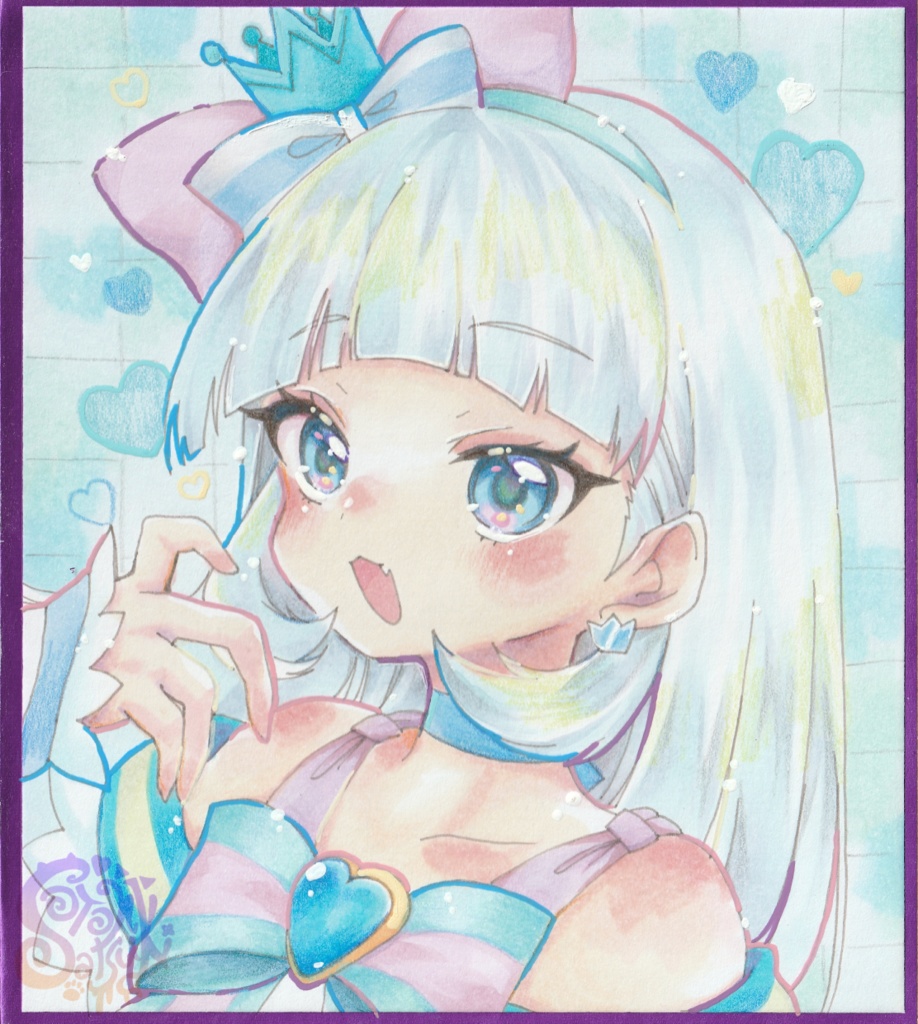 ミニ色紙/キュアニャミー