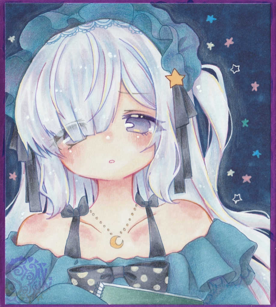 ミニ色紙/夏目アンアン