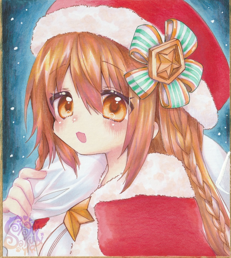 ミニ色紙/聖夜の天使・ステラ