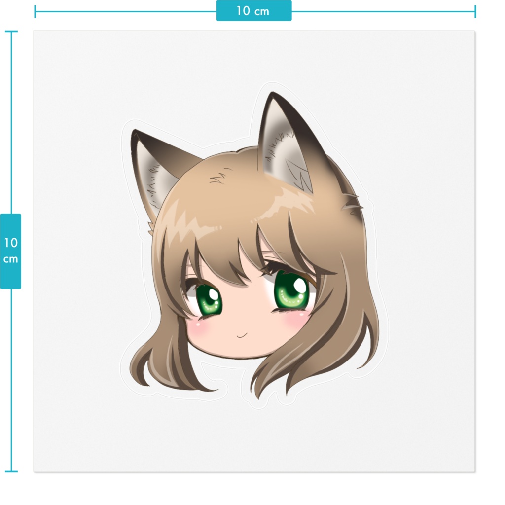 たべるクリアステッカー