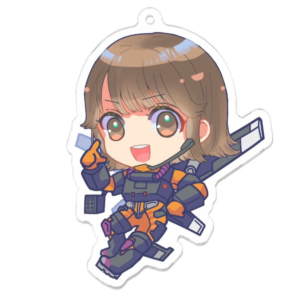 ういキリーアクリルキーホルダー
