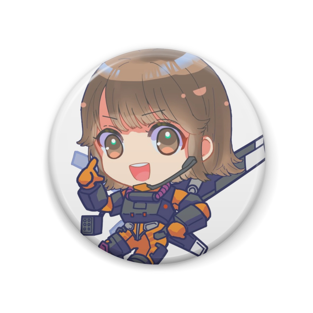 うい×かみちろ(2種類!)缶バッジ57mm