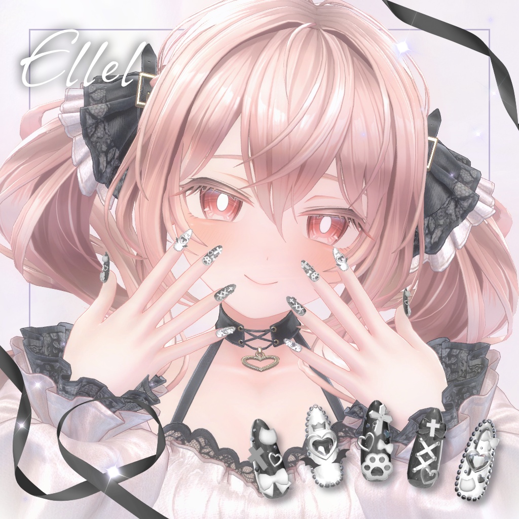 〈2days Free〉Sweet Sin Nail〈4アバター対応〉