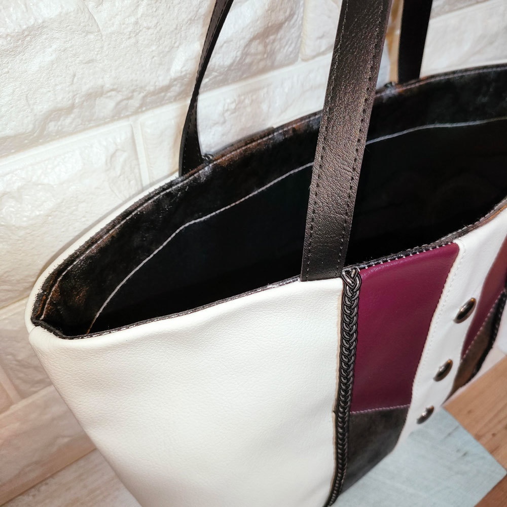 日光一文字イメージフェイクレザートート