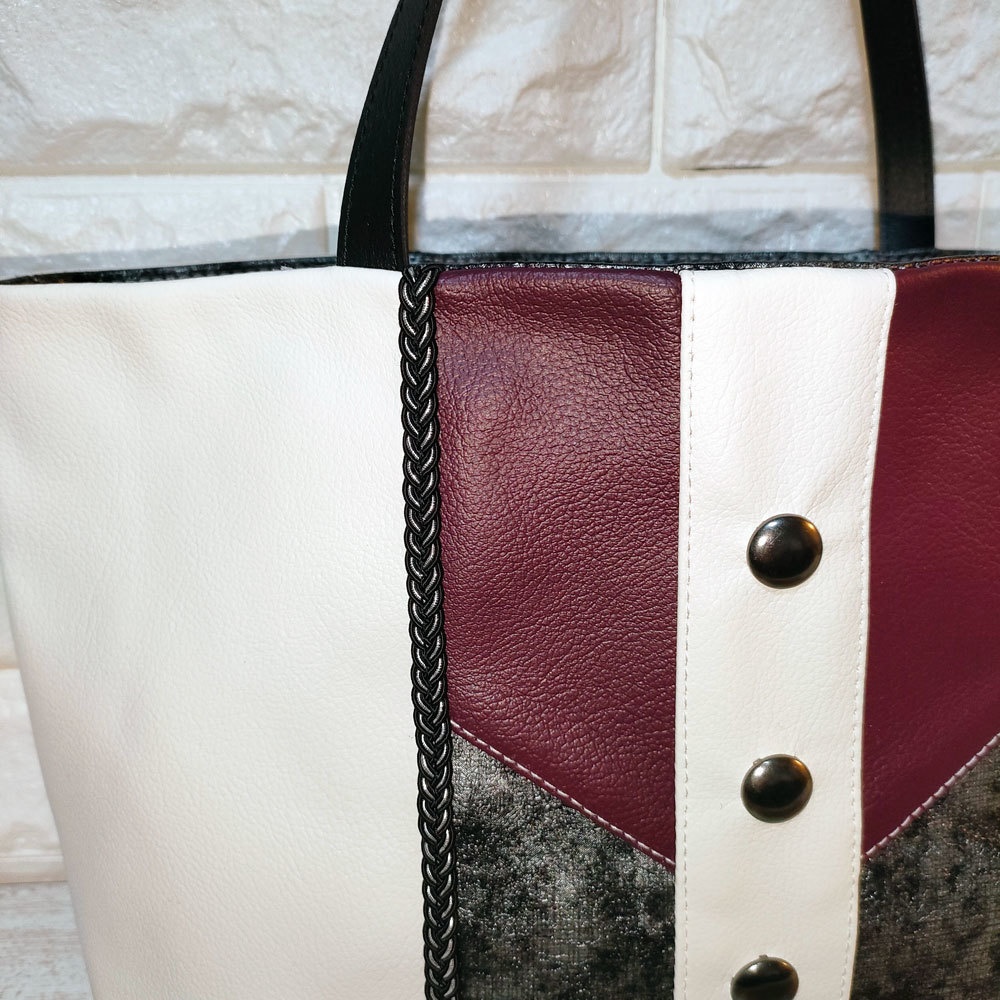 日光一文字イメージフェイクレザートート