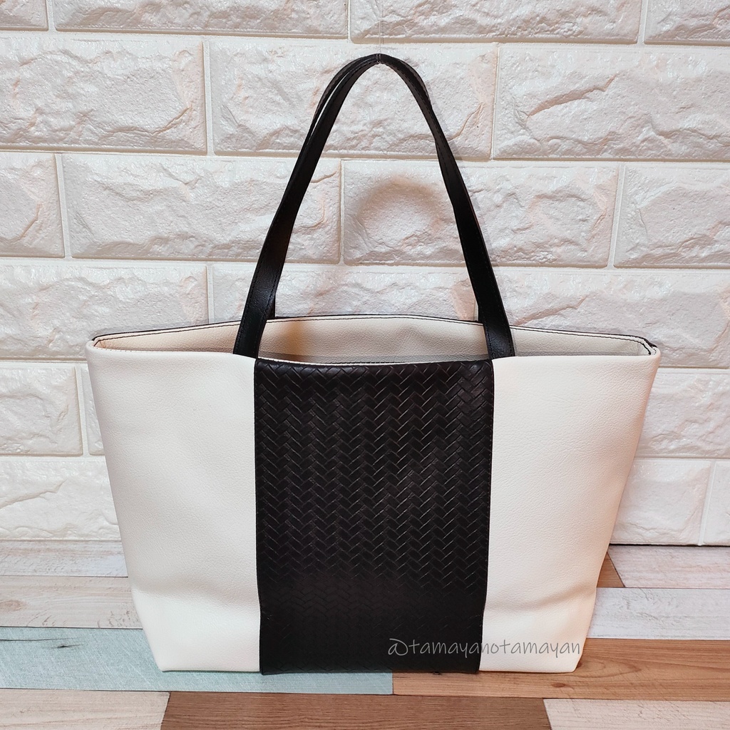 山鳥毛イメージフェイクレザートート