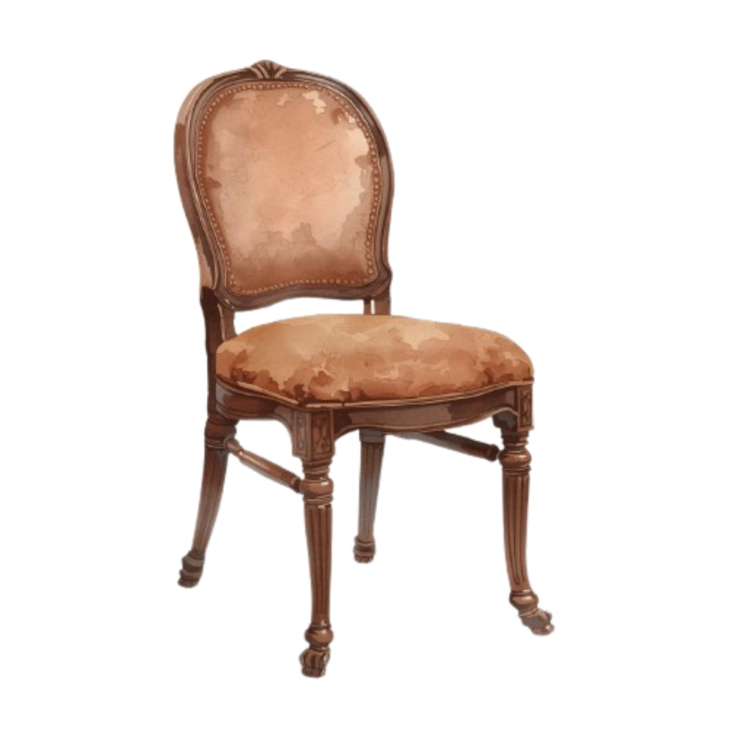 【モカ色カフェシリーズ】水彩アンティーク風クリップアート10点セット ¦ PNG背景透過