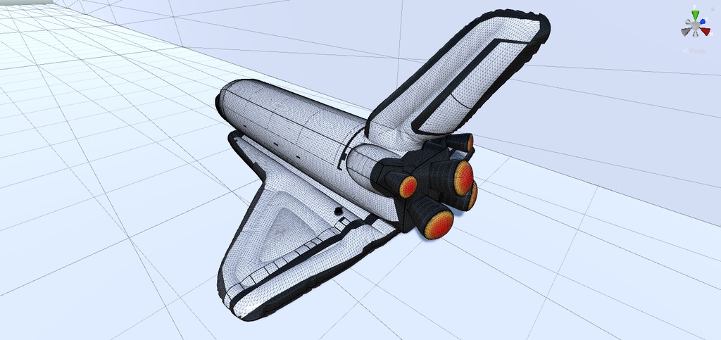 スペースシャトルフロート