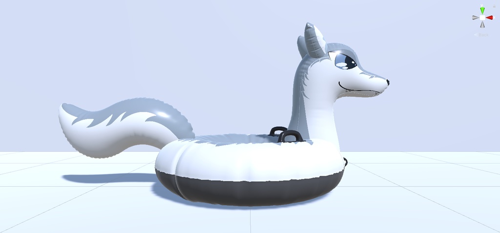 シベリアンハスキーの雪ソリ