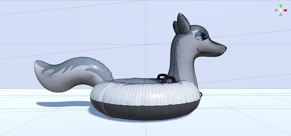 シベリアンハスキーの雪ソリ