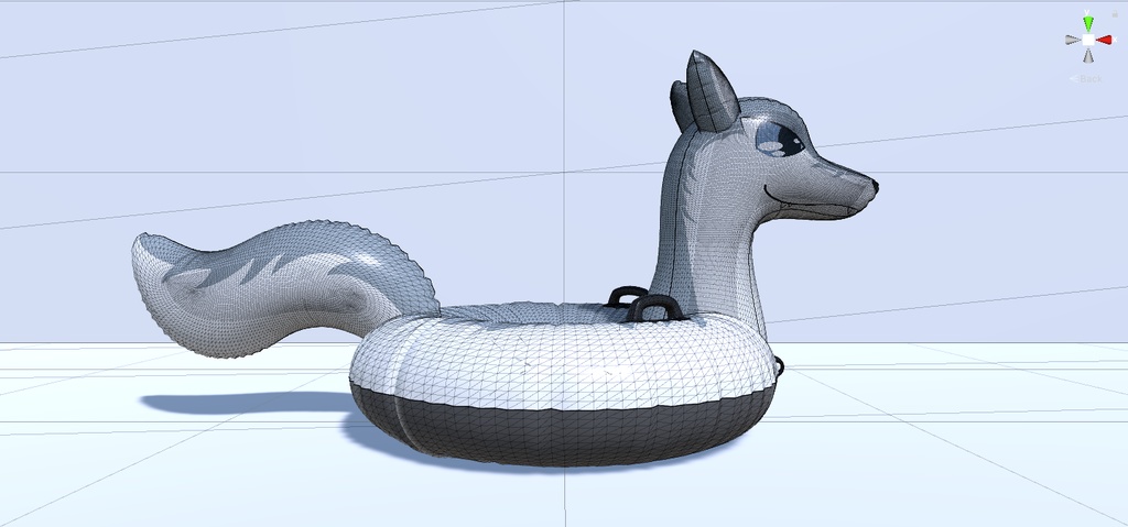 シベリアンハスキーの雪ソリ