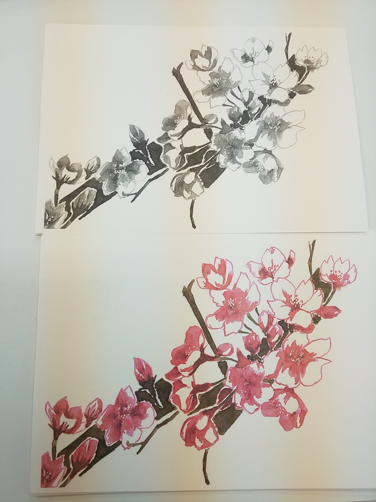 A6吸い取り紙(桜)