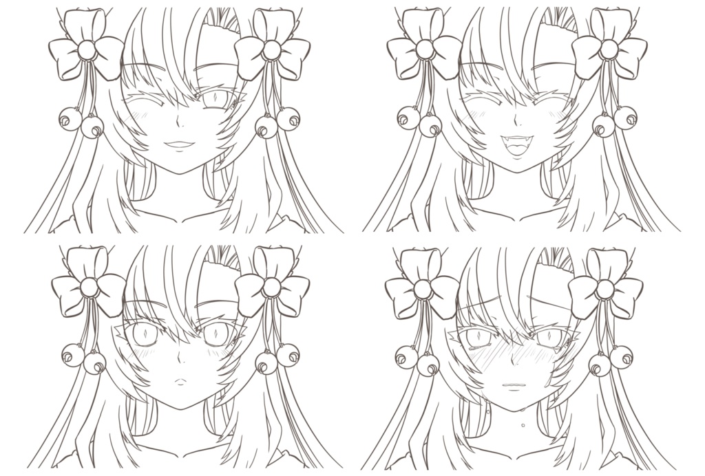 皆で色んな表情を描こう!