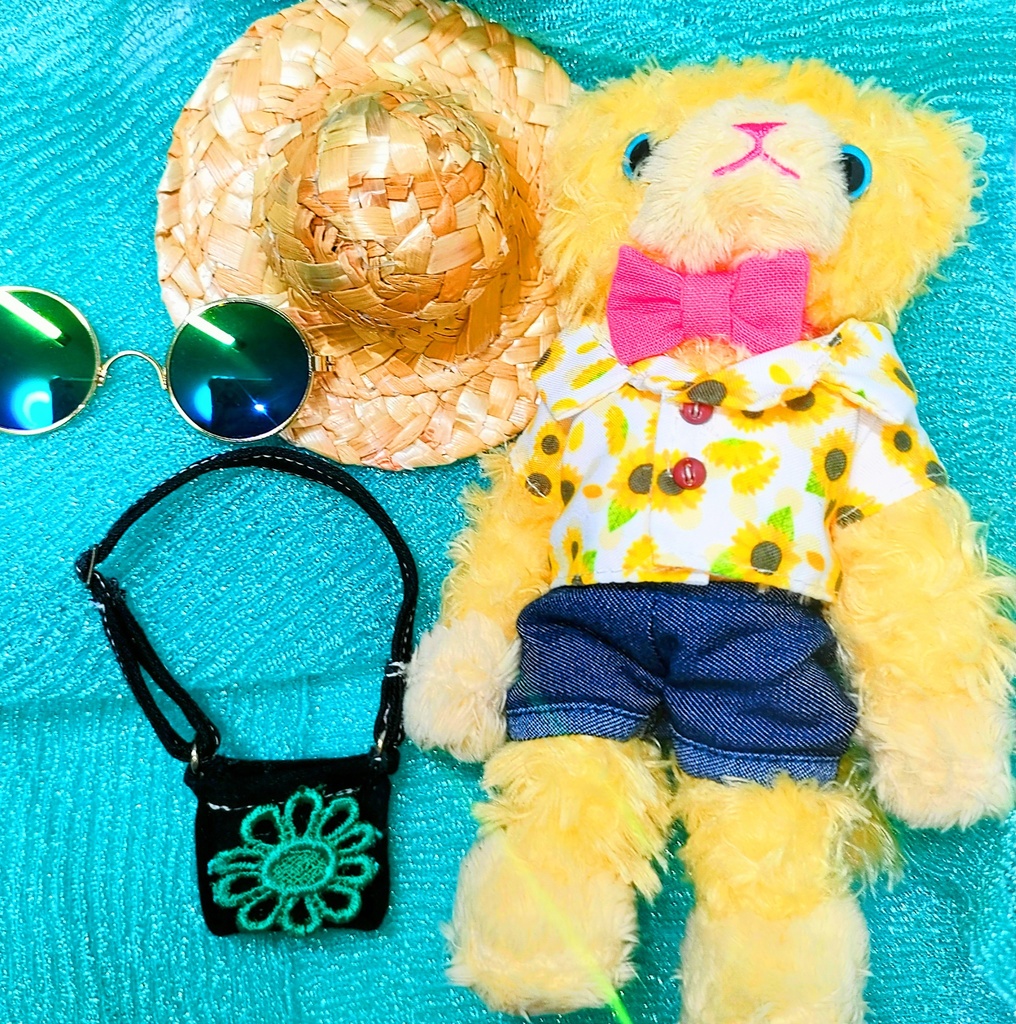 ぬい用お花ショルダーバック