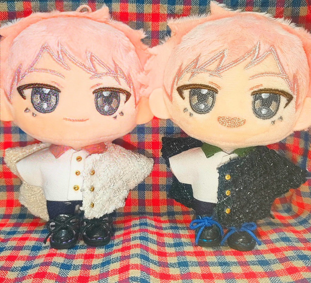 ツイードジャケットぬい服 ぬい服10cm