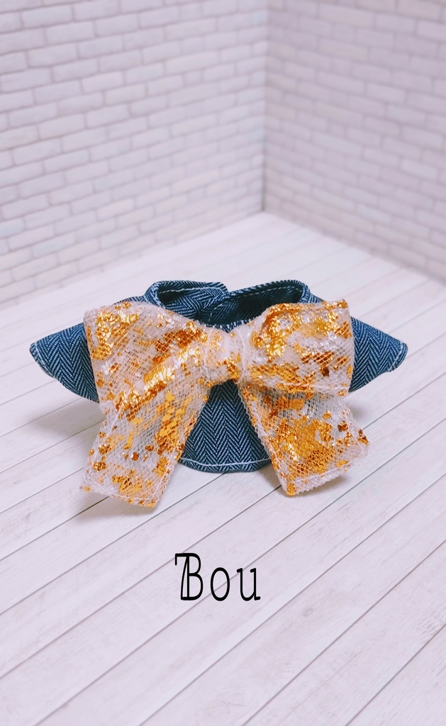 10cmぬい服ぬい用ぬいパル10cm ヘリンボーンジャケットバックリボン