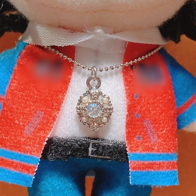 10cmぬいサイズ/ネックレス/クリスタルムーンライト