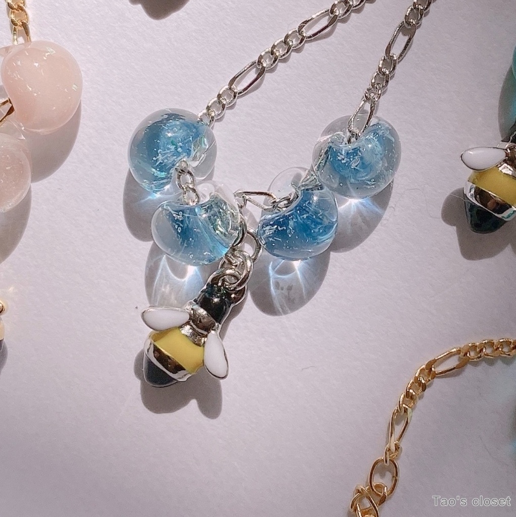 10〜12cmぬい対応/ネックレス/ビー(蜂)/ドリームドロップ(B)