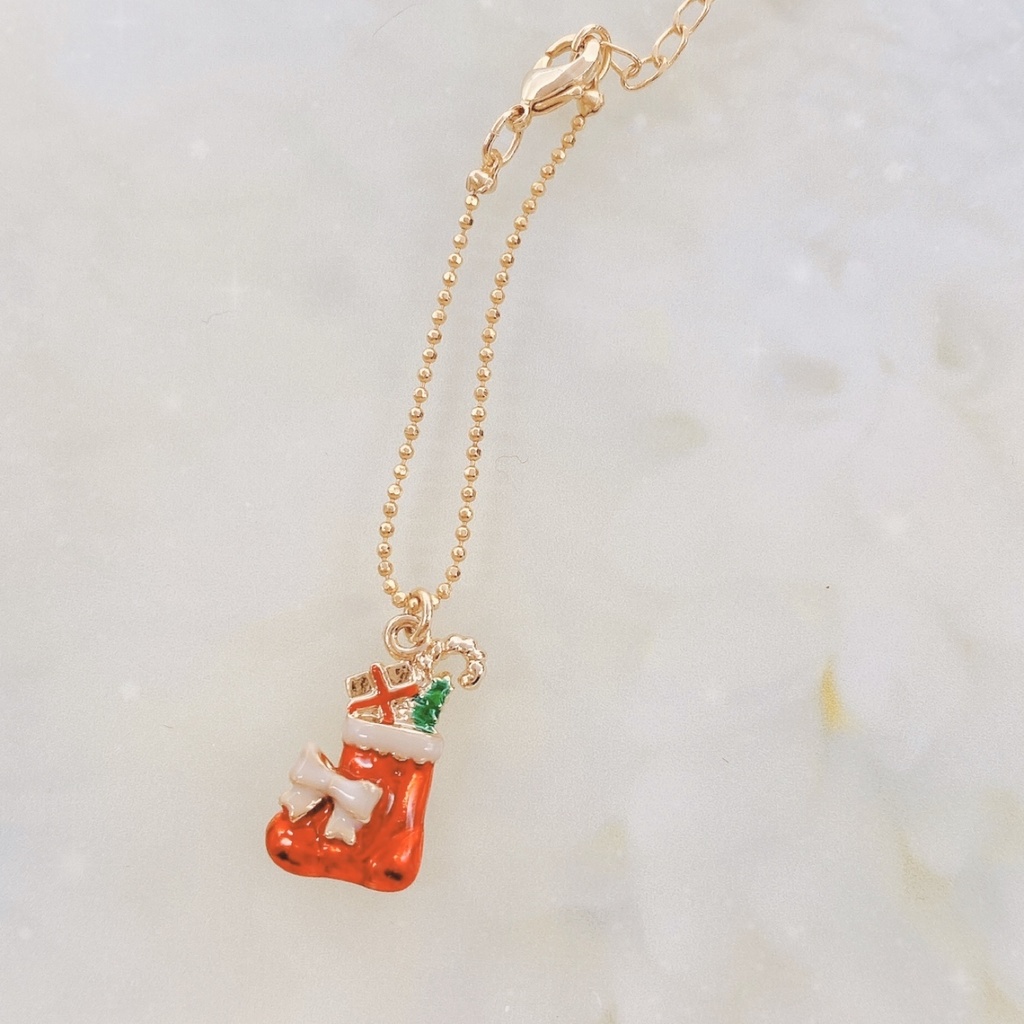 10〜12cmぬいサイズネックレス/クリスマスモチーフ