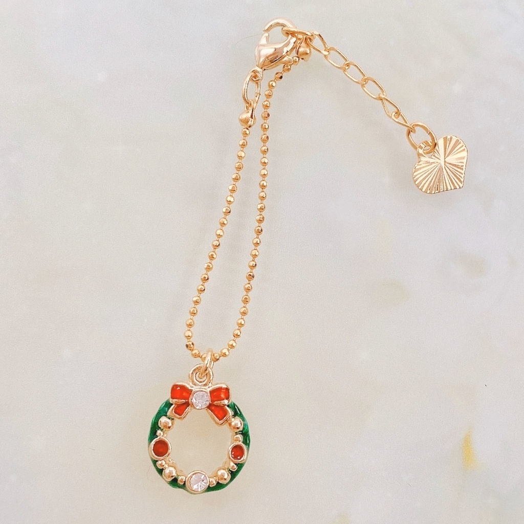 10〜12cmぬいサイズネックレス/クリスマスモチーフ