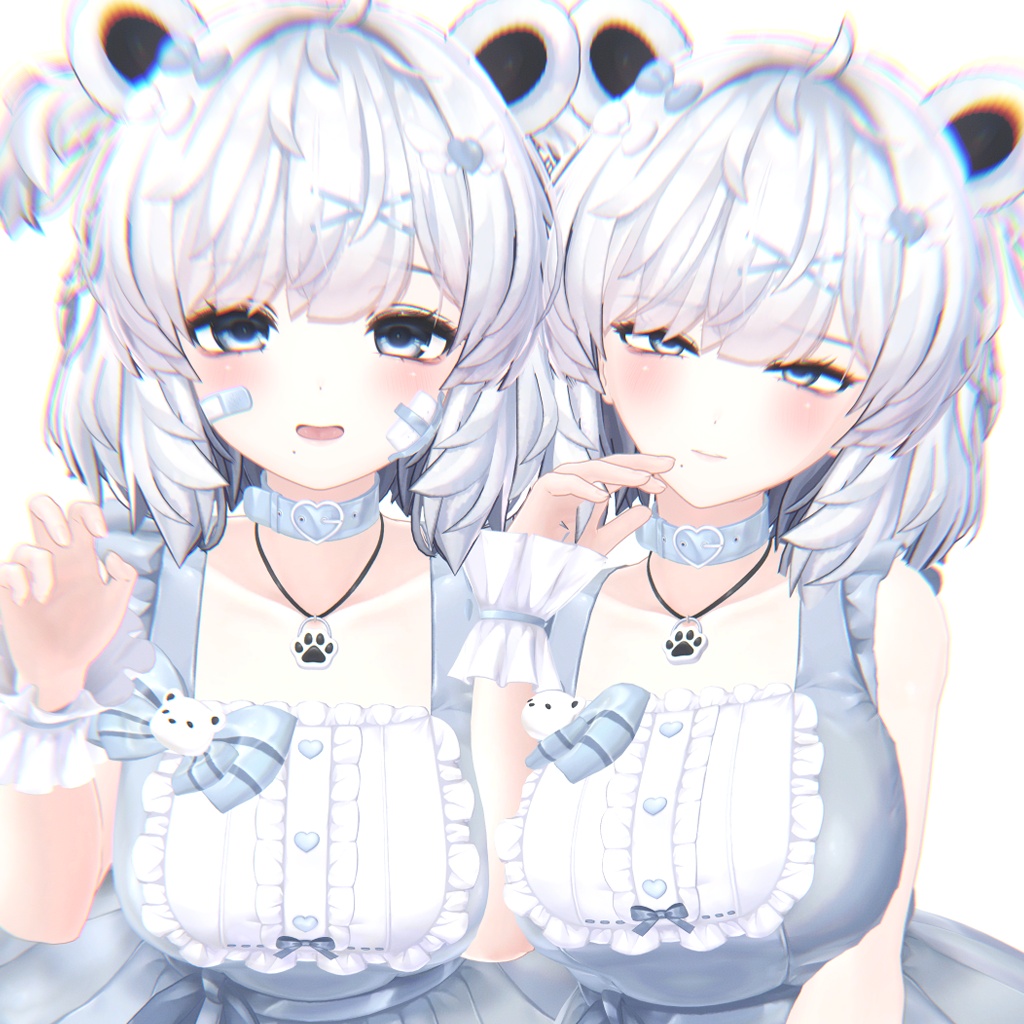 ୨୧ · ·くまりお姉さん計画 blendshape+Face-Body scale · · ୨୧