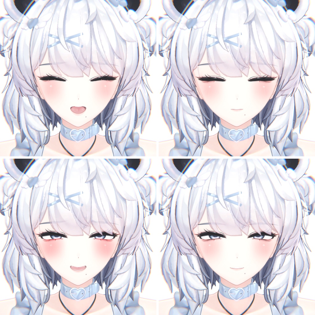 ୨୧ · ·くまりお姉さん計画 blendshape+Face-Body scale · · ୨୧