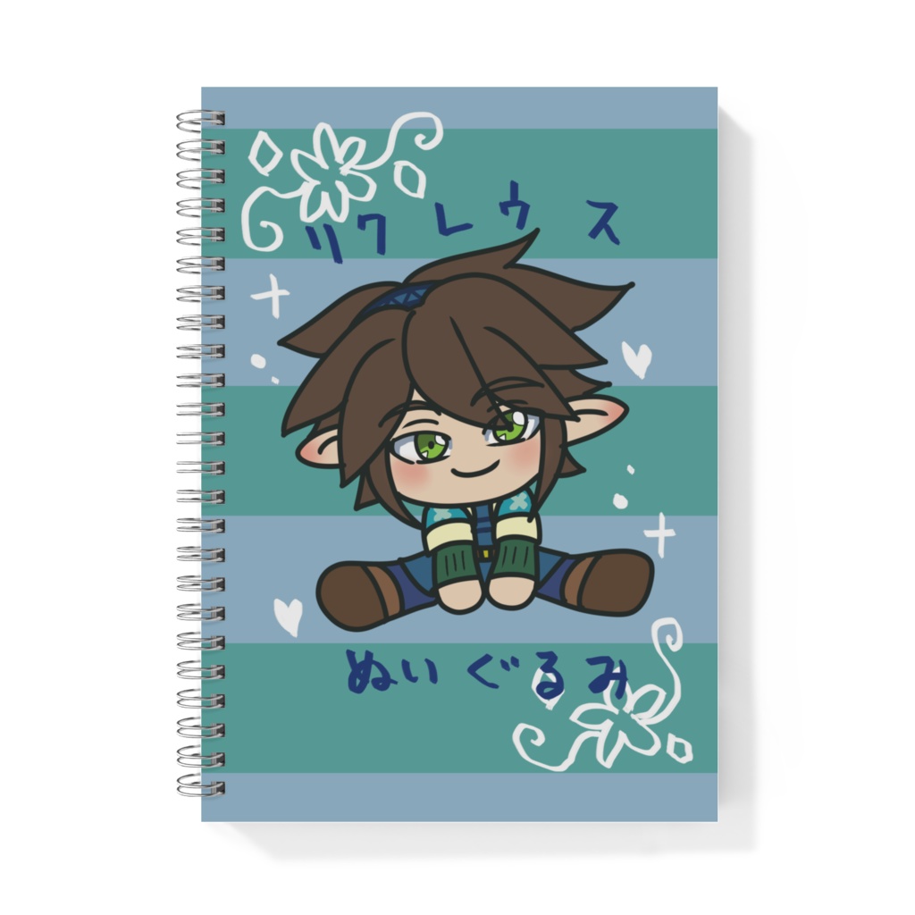 【さくらびと】リクレウスぬいぐるみ-A5リングノート