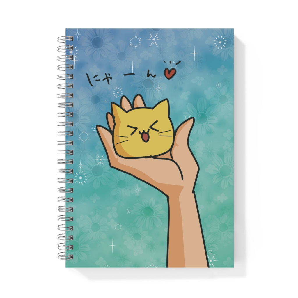 【さくらびと】手乗りにゃんぷっぷ-A5リングノート