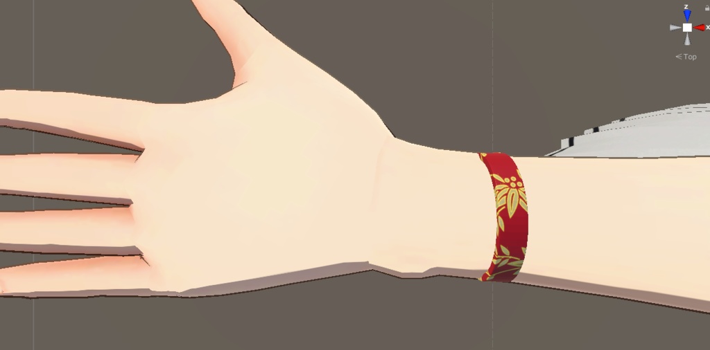 【VRChat】【リング(つる花柄)】【3D】