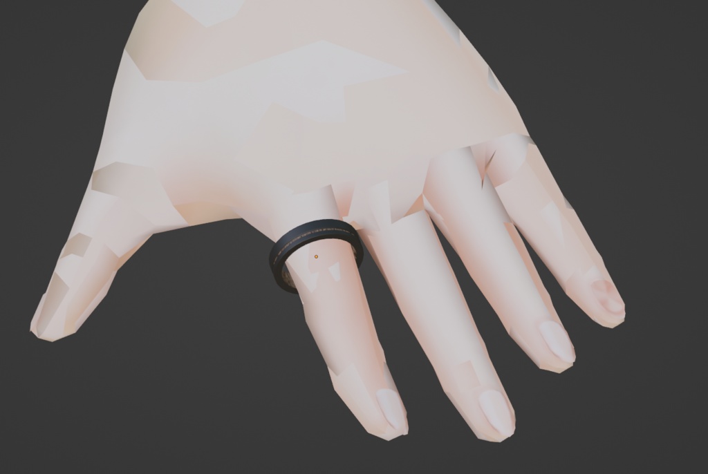 【VRChat】【木目リング】 【3D】