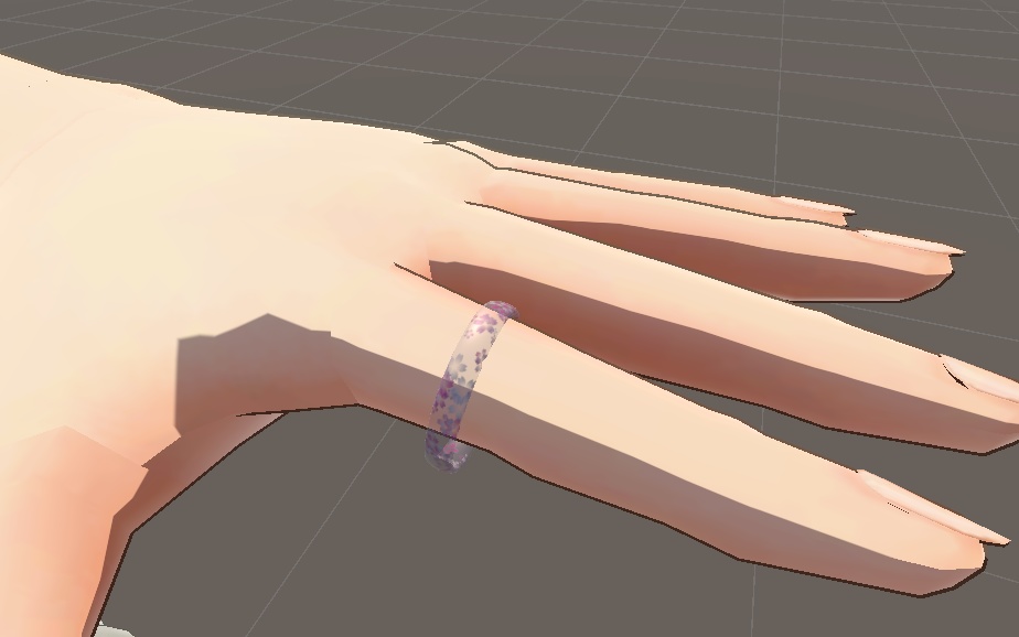 【VRChat】【桜の透過リング】【3D】