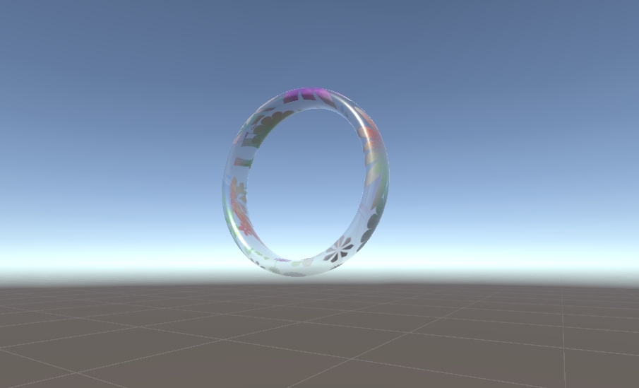 【VRChat】【和柄(透過)指輪】【Japanese pattern ring】【3D】