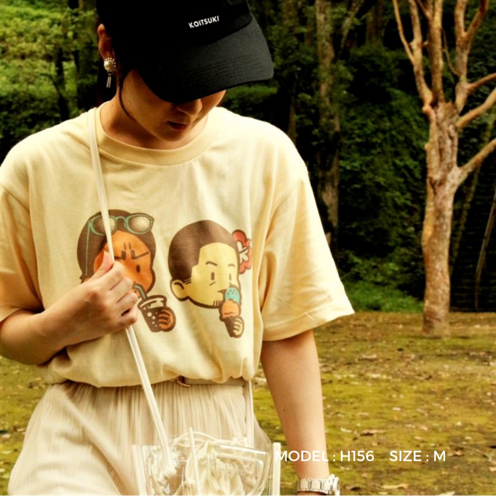 FUFU T - 鯉月イメージ Tシャツ