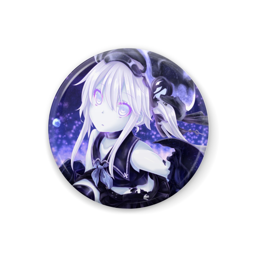 駆逐棲姫缶バッジ 夕凪 Booth