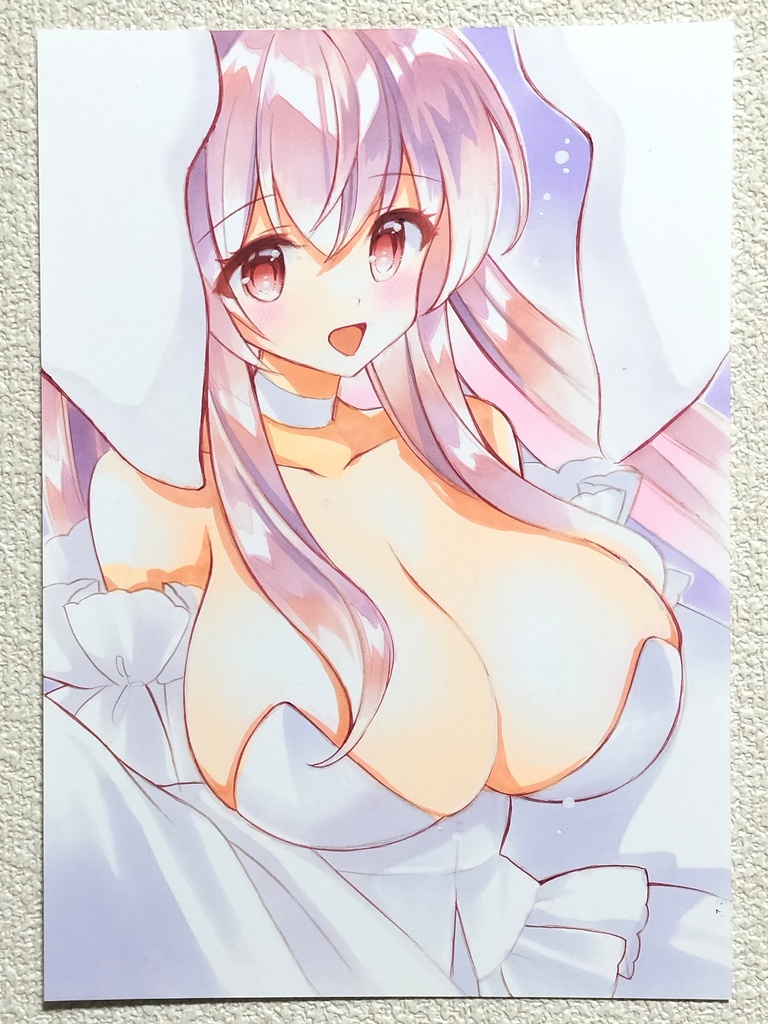 B5 東方project 手描きイラスト 同人 直筆 原画 上質紙25 鈴仙・優曇華院・イナバ