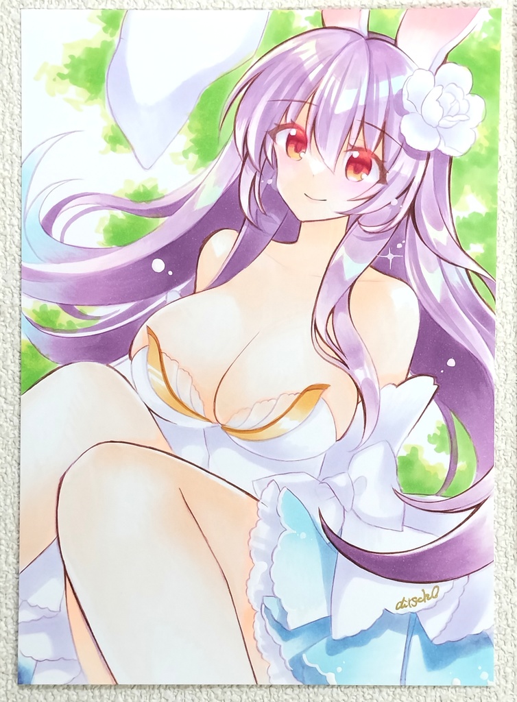 B5+A5サイズ2枚セット 手描きイラスト 同人 直筆 原画 上質紙1