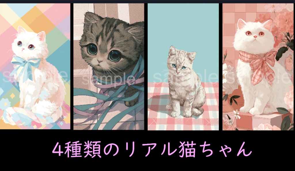 【縦型配信/縦型素材】猫 CAT8種類♡