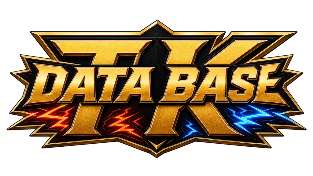 TK DATA BASE ステッカー 01｜ゴールド