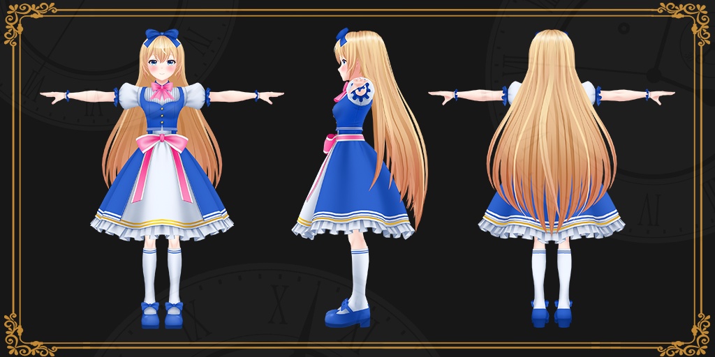 【オリジナル】3Dモデル 『アリス』