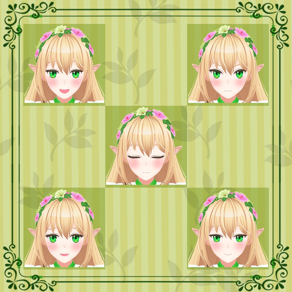 【オリジナル】3Dモデル『エルフ』