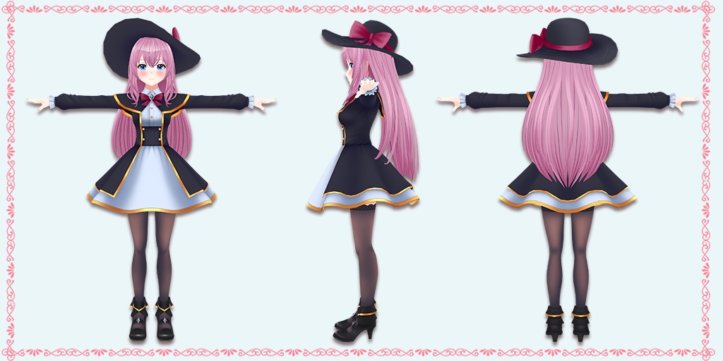 【オリジナル】3Dモデル 『アリア』