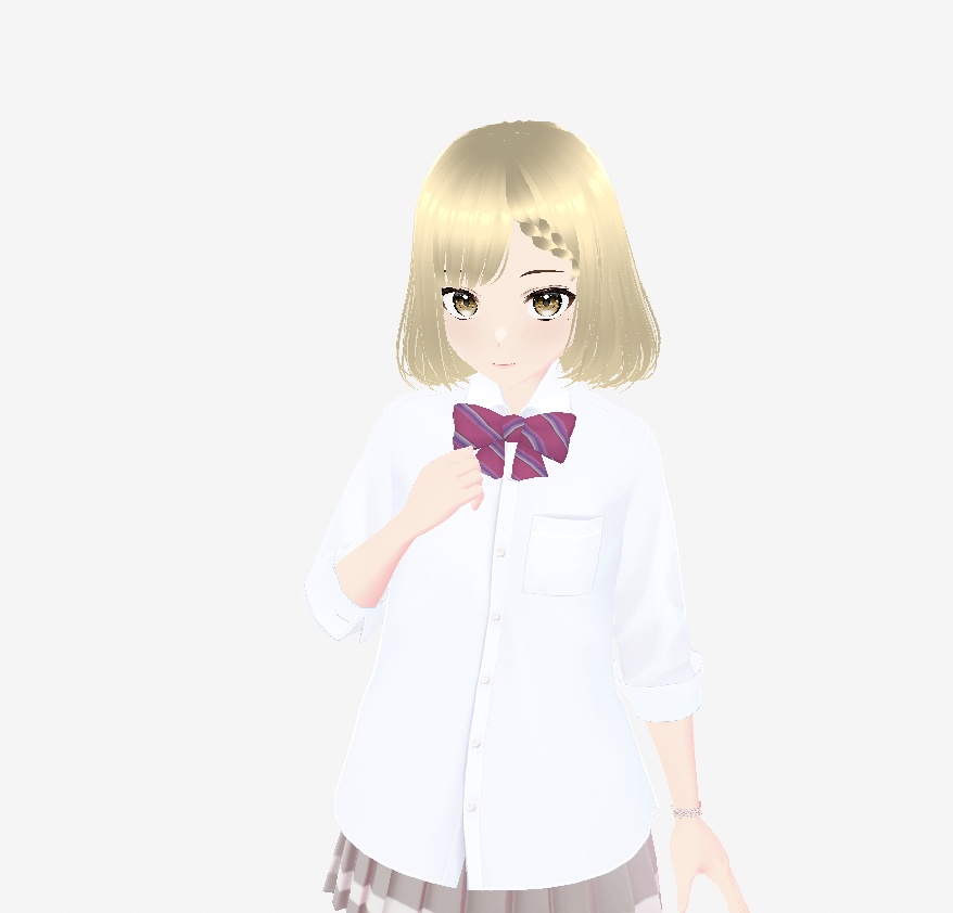 【cluster対応】女子高校生.vrm【アバター】