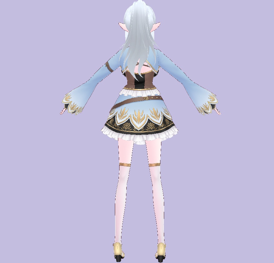 【cluster対応】エルフ.vrm【アバター】