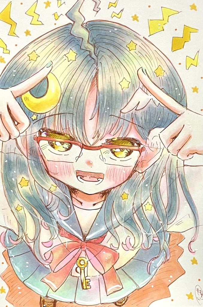 【過去作、ハガキサイズ】デンパ