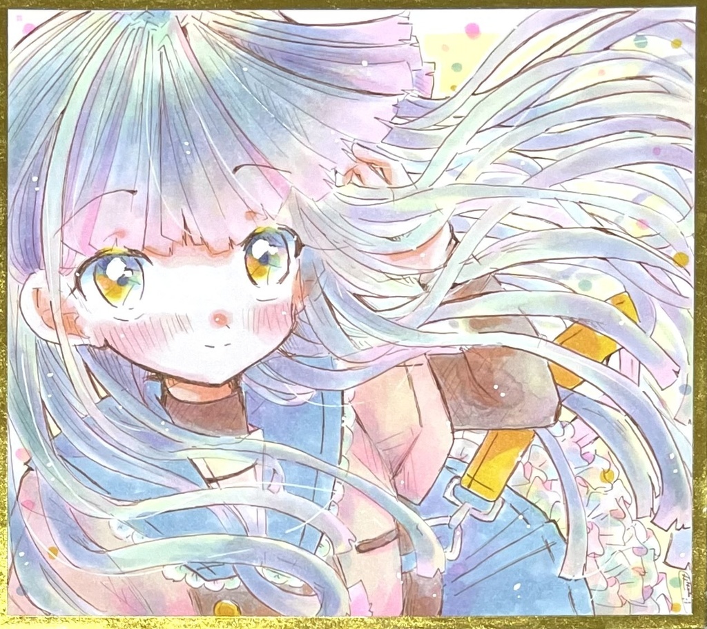 【☆小色紙、軽め塗り】セーラー服なヒメちゃん